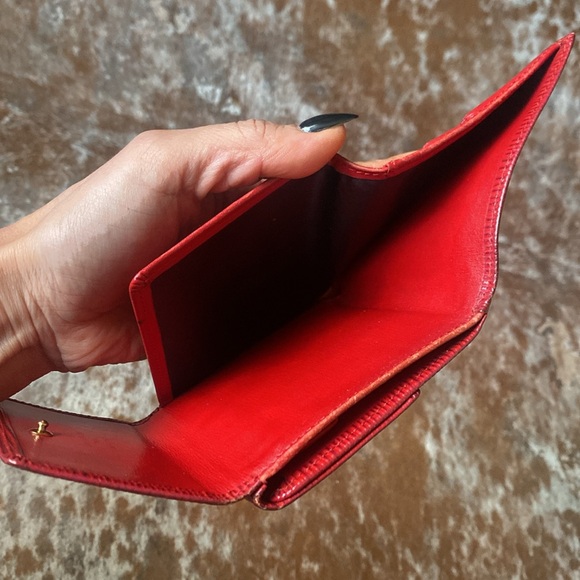 LOUIS VUITTON Epi red Portefeuille Elise Compact - Picture 8 of 11